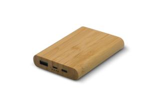 Powerbank bamboo 5.000mAh 