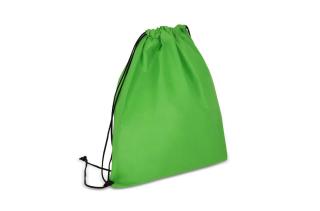 R-PET Kordelzugbeutel aus Non Woven 38 x 42cm 75g/m² Hellgrün