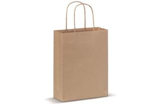 Paper bag with twisted handles 90g/m² 18x8x22cm 