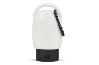 Sunscreen Lotion with carabiner SPF30 recycled material Black