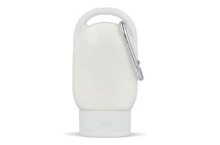 Sunscreen Lotion with carabiner SPF30 recycled material White