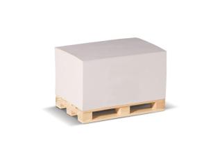 Pallet Block, recycled paper 12x8x6cm White