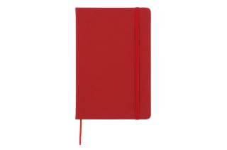 Notizbuch A5 PU mit Rasterpunktseiten Rot