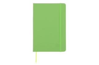 Notizbuch A5 PU mit Rasterpunktseiten Hellgrün