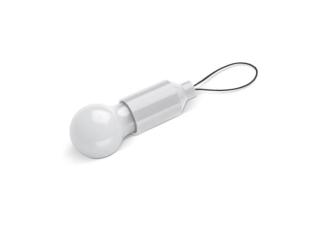 Keychain light bulb White