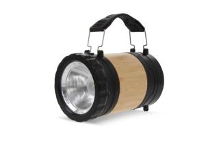 ABS &amp; Bamboo Lantern &amp; Torch Black