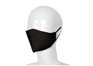 Wiederverwendbare 2-Lagen-Gesichtsmaske mit antibakteriellem Filter, zertifiziert für Frankreich (UN Schwarz