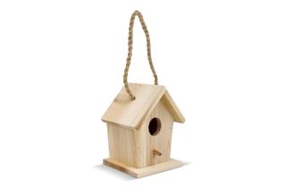 Small birdhouse made of FSC wood Nature