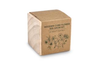 FSC Wooden Planter Set - Flower mix 