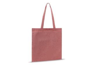 Shopping bag recycled cotton 38x42cm Red
