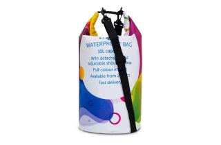 Custom made waterproof bag 10L IPX5 Transparent white