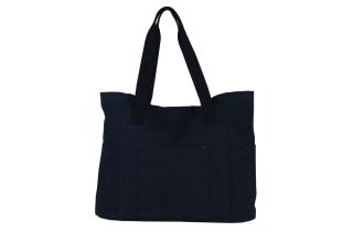 Tasche Recycelte Leinwand 310g/m² 42x13x43cm Dunkelgrau