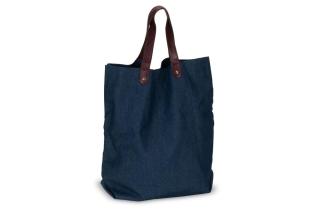 Shopping bag canvas Denim 310g/m² 42x13x43cm Dark blue