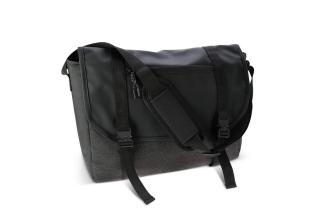 Laptop-Messenger-Tasche Liam RPET 12L Schwarz