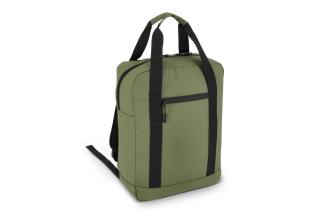 PU-beschichteter R-PET 600D Rucksack 27,5 x 12 x 37,5 cm 12 l Olivgrün