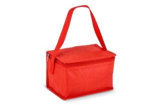 R-PET 6 Dosen-Kühltasche Non Woven 20x 13 x 12,5cm 75g/m² Rot