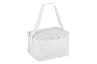 R-PET 6 Dosen-Kühltasche Non Woven 20x 13 x 12,5cm 75g/m² Weiß