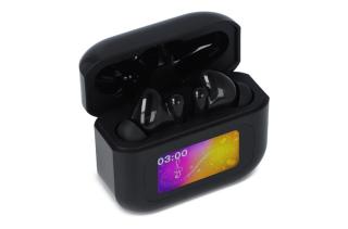 Enjoy Technology Kabellose ANC-Earbuds mit LCD-Touchscreen-Steuerung 