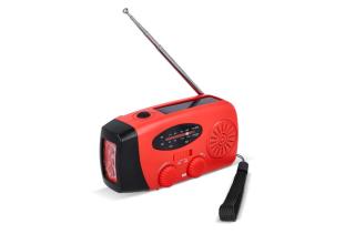 SafeSound Notfallradio mit Solar und Handaufzug 