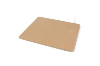 Mousepad mit kabellosem Ladegerät aus Recyclingpapier 