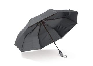 Zusammenfaltbarer 22” Regenschirm mit automatischer Öffnung Schwarz