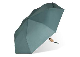 21” faltbarer Regenschirm aus R-PET -Material mit Automatiköffnung Dunkelgrün