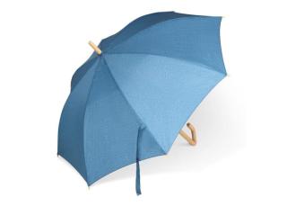 23” Regenschirm aus R-PET-Material mit Automatiköffnung Dunkelblau