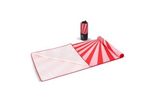 R-PET quick dry beach towel 100x180cm with pouch (200g/m²) sublimation 