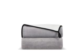 Vliesdecke 120×150 cm, 500 g/m² Korallenvlies, sublimationsdruckfähig. Grau