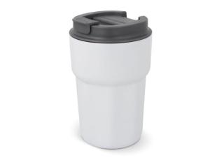 T-ceramic thermo mug with lid Zambezi 350ml White