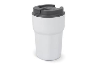 T-ceramic thermo mug with lid Zambezi 350ml White