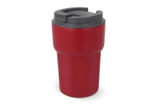 T-ceramic thermo mug with lid Zambezi 350ml Dark red