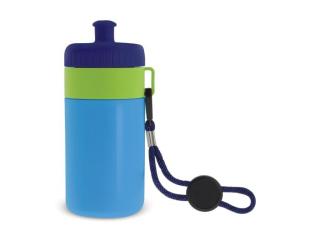 Sports bottle with edge and cord 500ml Combination