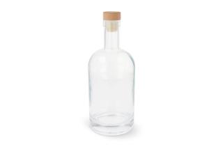 Wasserflasche 1L Transparent