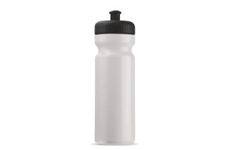 Sportflasche Bio 750ml Weiß/schwarz