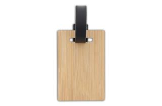 Luggage tag bamboo 