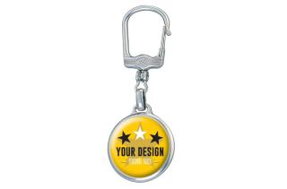 Keyring metal, round 