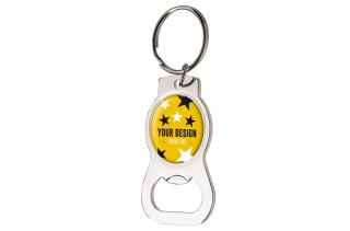 Opener keyring metal Doming 