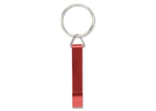 Schlüsselanhänger mit Öffner Rot