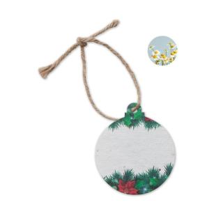 BAUSEED Seed paper Xmas ornament 