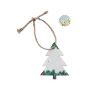 TREESEED Seed paper Xmas ornament 