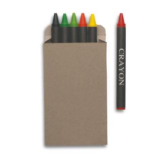 BRABO Carton of 6 wax crayons 