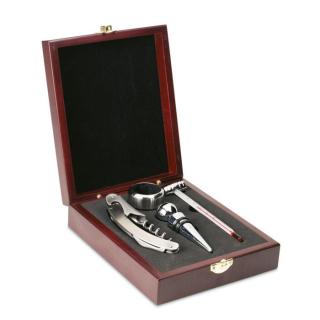 PREMIUM Classic wine set in wooden box 