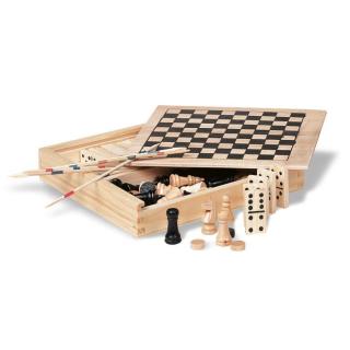 TRIKES 4 games in wooden box 