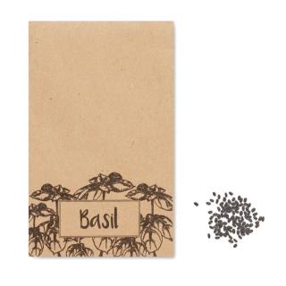 BASILOP Basil seeds in craft envelope 