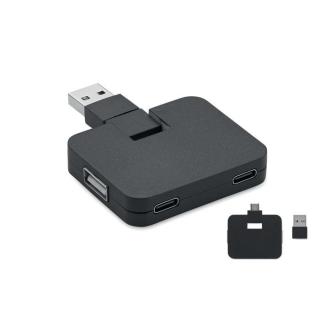 SQUARE-C 4 Port USB Hub 