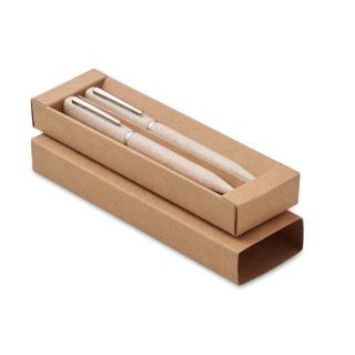 PEAT Wheat straw/ABS twist pen set 
