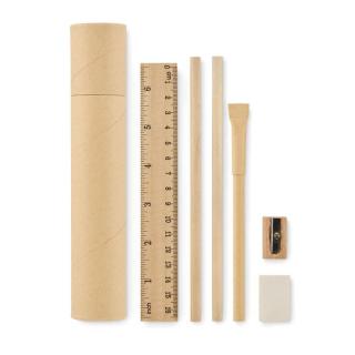 MEJU Paper tube stationery set 