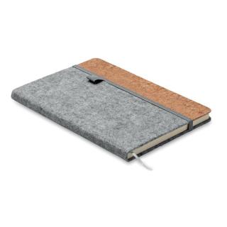 CORKBOOK DIN A5 Notizbuch RPET-Filz 