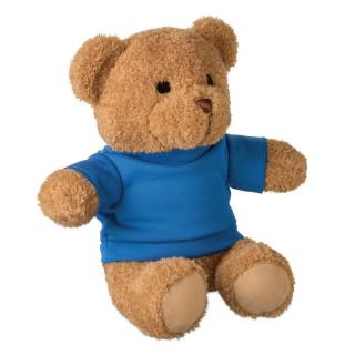 JACKIE Teddy bear with t-shirt 23 cm Aztec blue